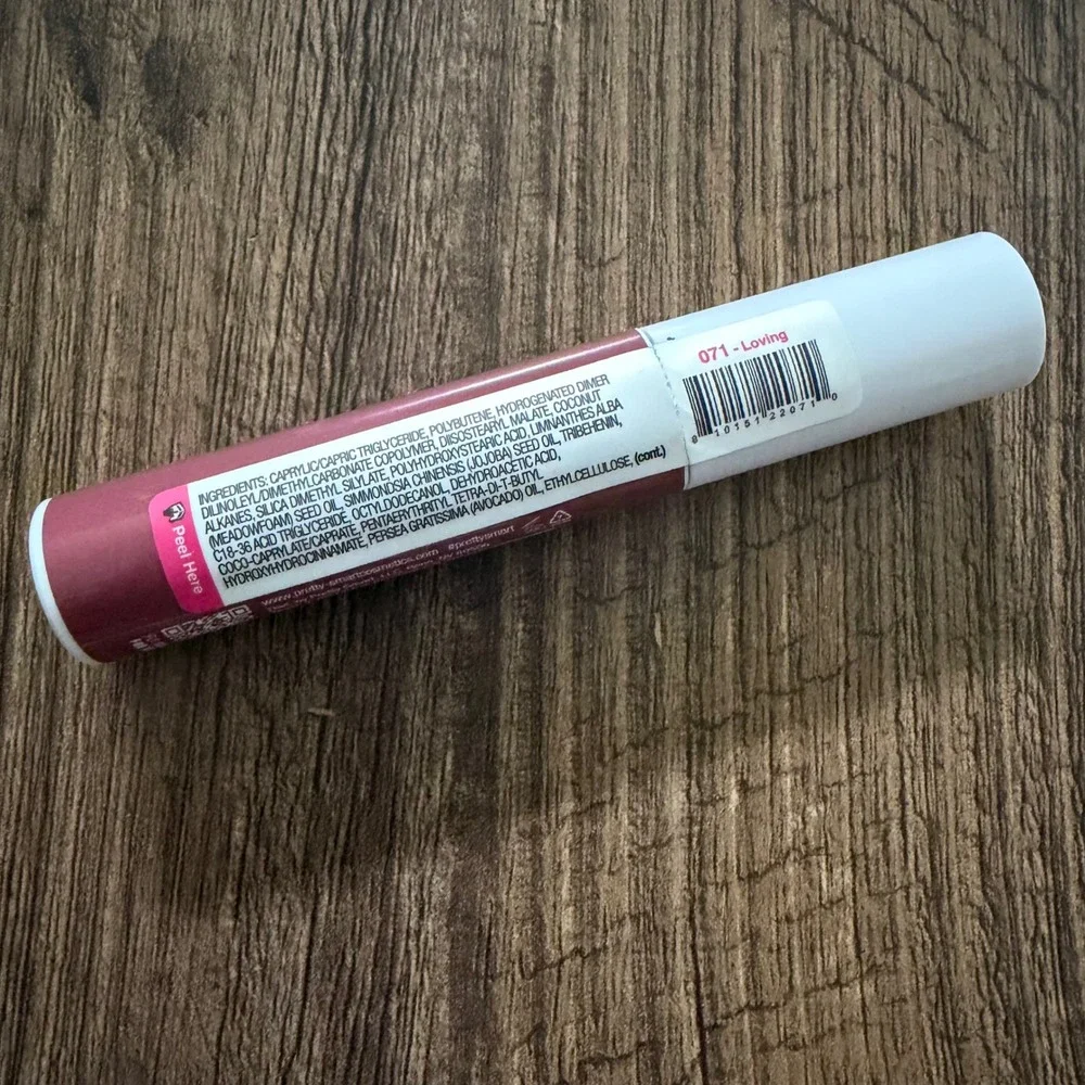 Pretty Smart Liquid Fuel Lip Oil 4mL 071 Loving Mauve Pink Vegan Gloss